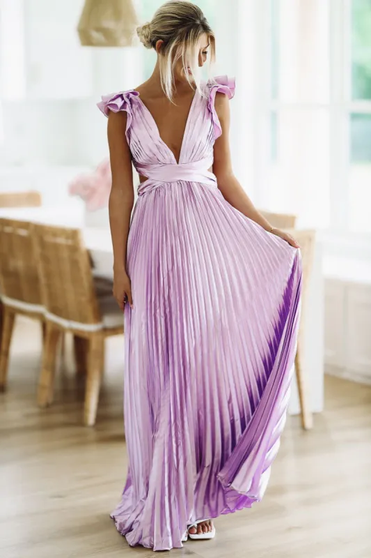For Keeps Maxi Gown - Lavender (FINAL SALE) sold by Hazel & Olive