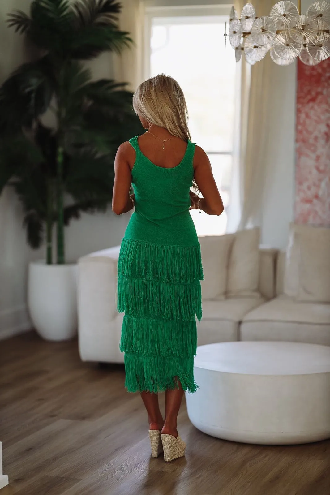 Drinks on the Beach Midi Dress - Green sold by Hazel & Olive product image thumbnail 5