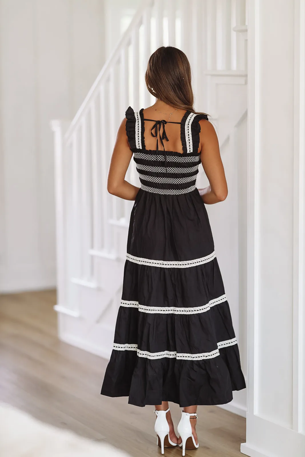 Lola in Black Maxi Dress - Black sold by Hazel & Olive product image thumbnail 3