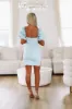 Just Smiles Mini Dress - Blue sold by Hazel & Olive