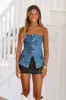 Concert Statement Top - Denim (FINAL SALE) sold by Hazel & Olive