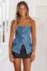 Concert Statement Top - Denim (FINAL SALE) sold by Hazel & Olive