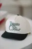 Tailgate Club President Two Toned Snapback Hat - Beige and Green sold by Hazel & Olive