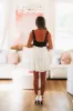 Making Jaws Drop Mini Dress - Cream and Black sold by Hazel & Olive
