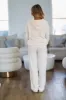 Stay In And Chill Hoodie and Pant Set - Cream sold by Hazel & Olive