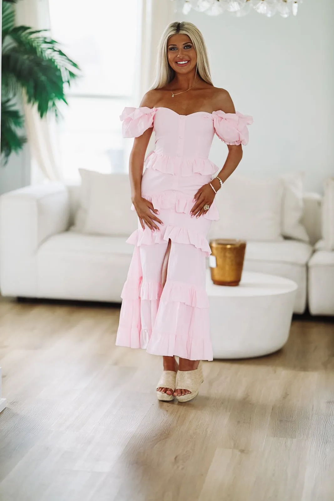 Close to Your Heart Maxi Dress - Pink sold by Hazel & Olive product image thumbnail 3