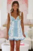 Back to Virginia Denim Mini Dress - Blue sold by Hazel & Olive