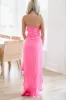 She's All In Maxi Dress - Magenta sold by Hazel & Olive