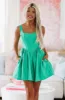 Not Your Girl Mini Dress - Kelly Green sold by Hazel & Olive