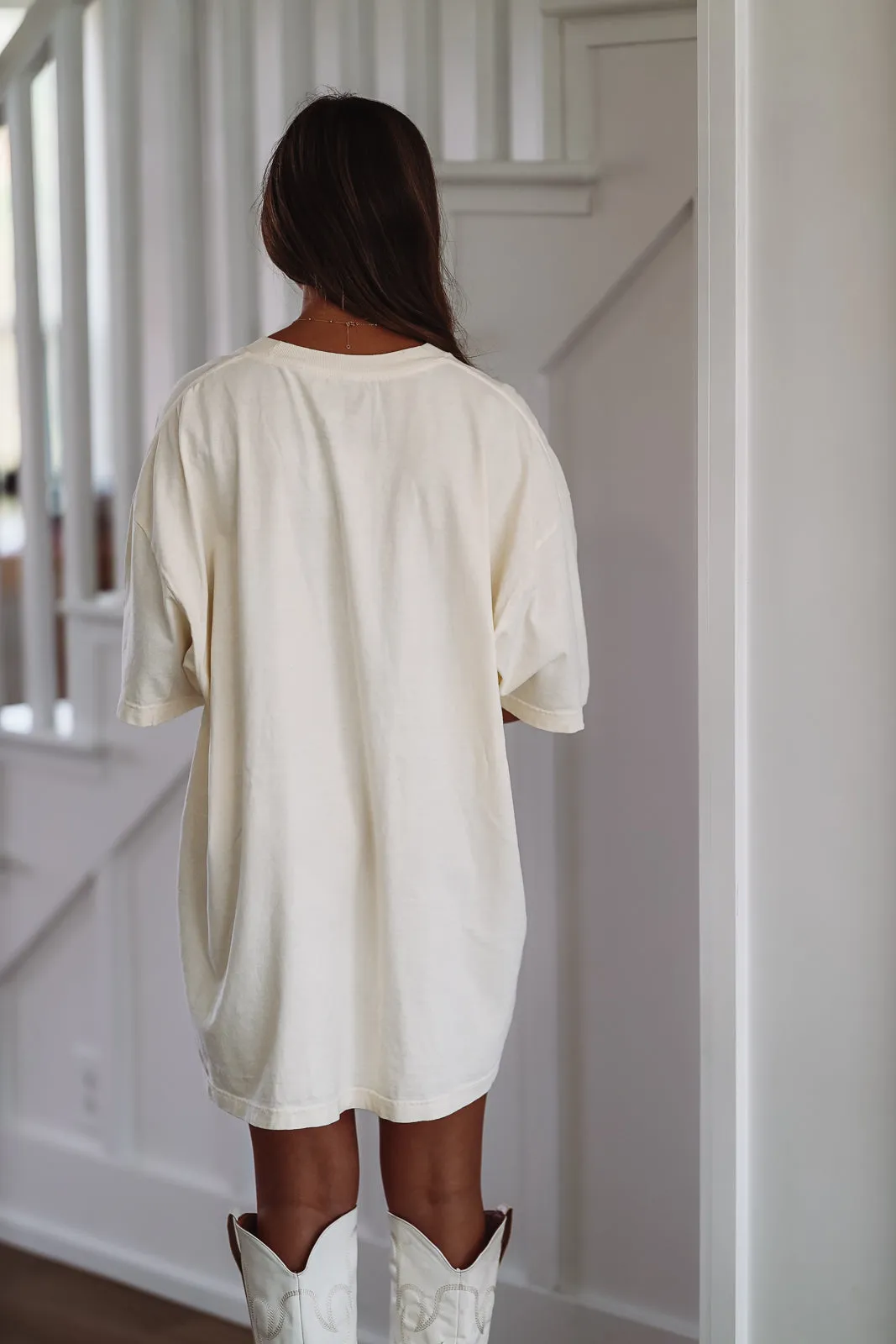 Vintage Dallas Football Oversized T-Shirt - Cream sold by Hazel & Olive product image thumbnail 3