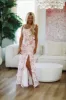 Aphrodite Floral Maxi Dress - Pink sold by Hazel & Olive