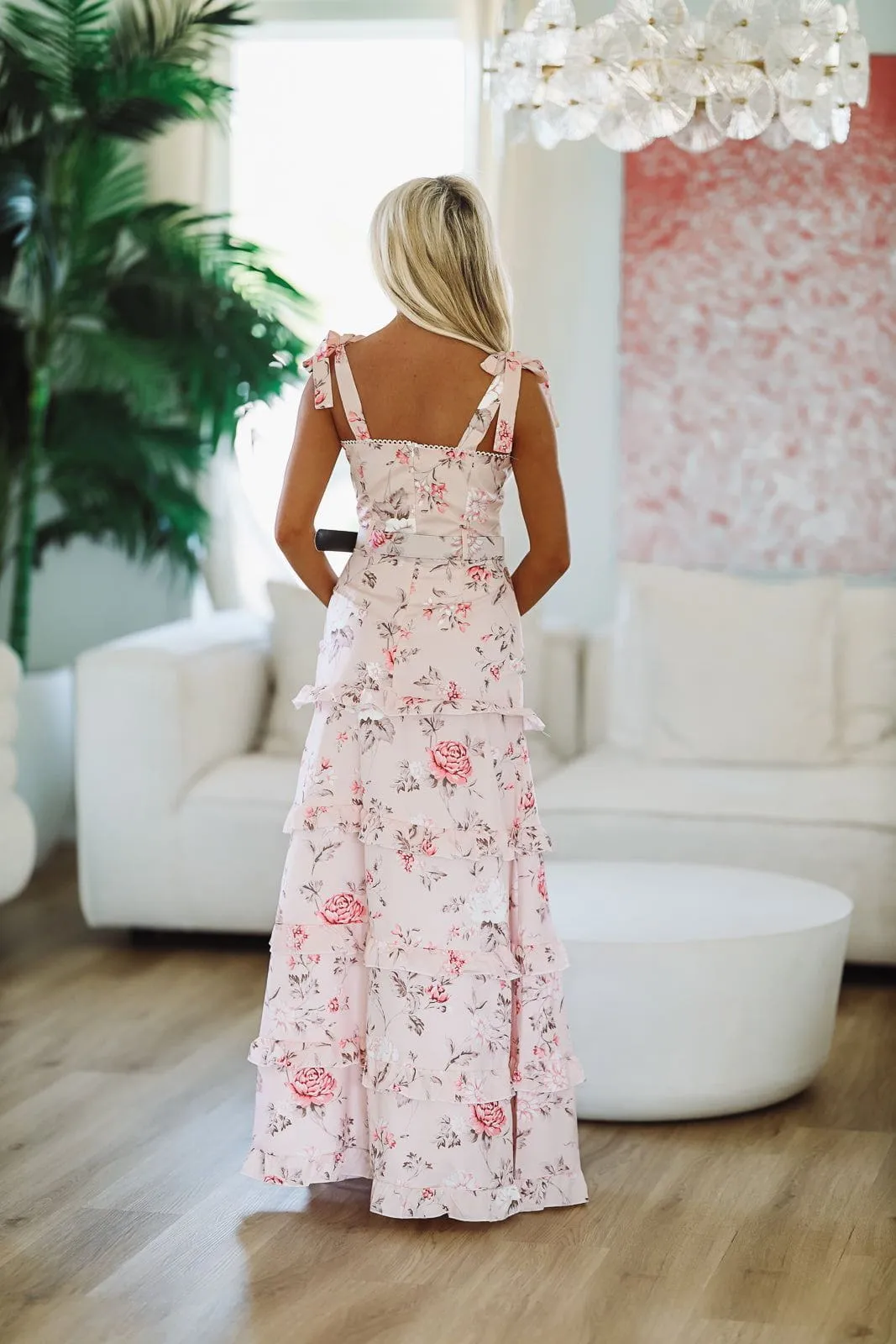 Aphrodite Floral Maxi Dress - Pink sold by Hazel & Olive product image thumbnail 3
