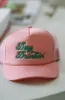 Day Drinkin' Embroidered Trucker Hat - Pink sold by Hazel & Olive