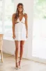 Caliente Mini Lace Dress - White sold by Hazel & Olive