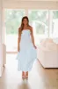 Ruffles of Love Maxi Dress - Light Blue sold by Hazel & Olive