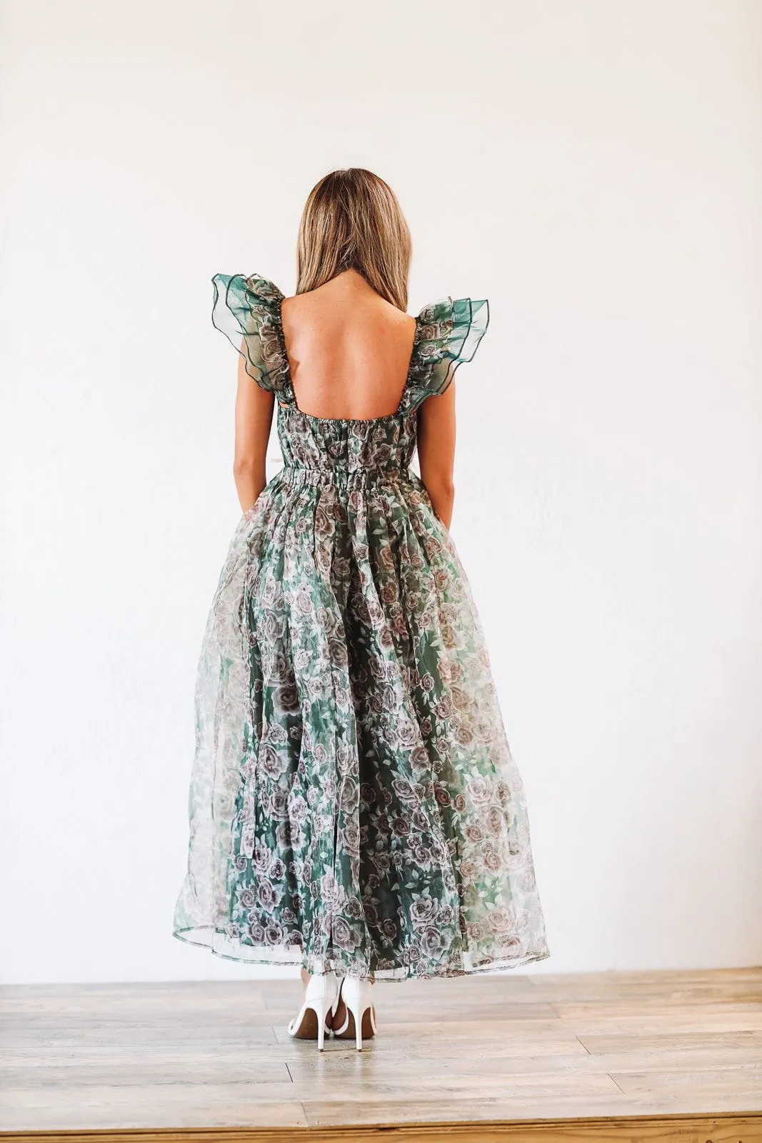 Capture Your Heart Maxi Dress - Green sold by Hazel & Olive product image thumbnail 2