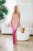 Mixed Signals Maxi Dress - Mauve and Purple sold by Hazel & Olive