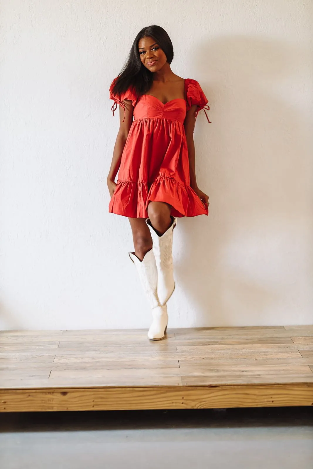 My One and Only Mini Dress - Rust sold by Hazel & Olive product image thumbnail 5