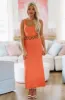Just For You Midi Dress - Orange sold by Hazel & Olive