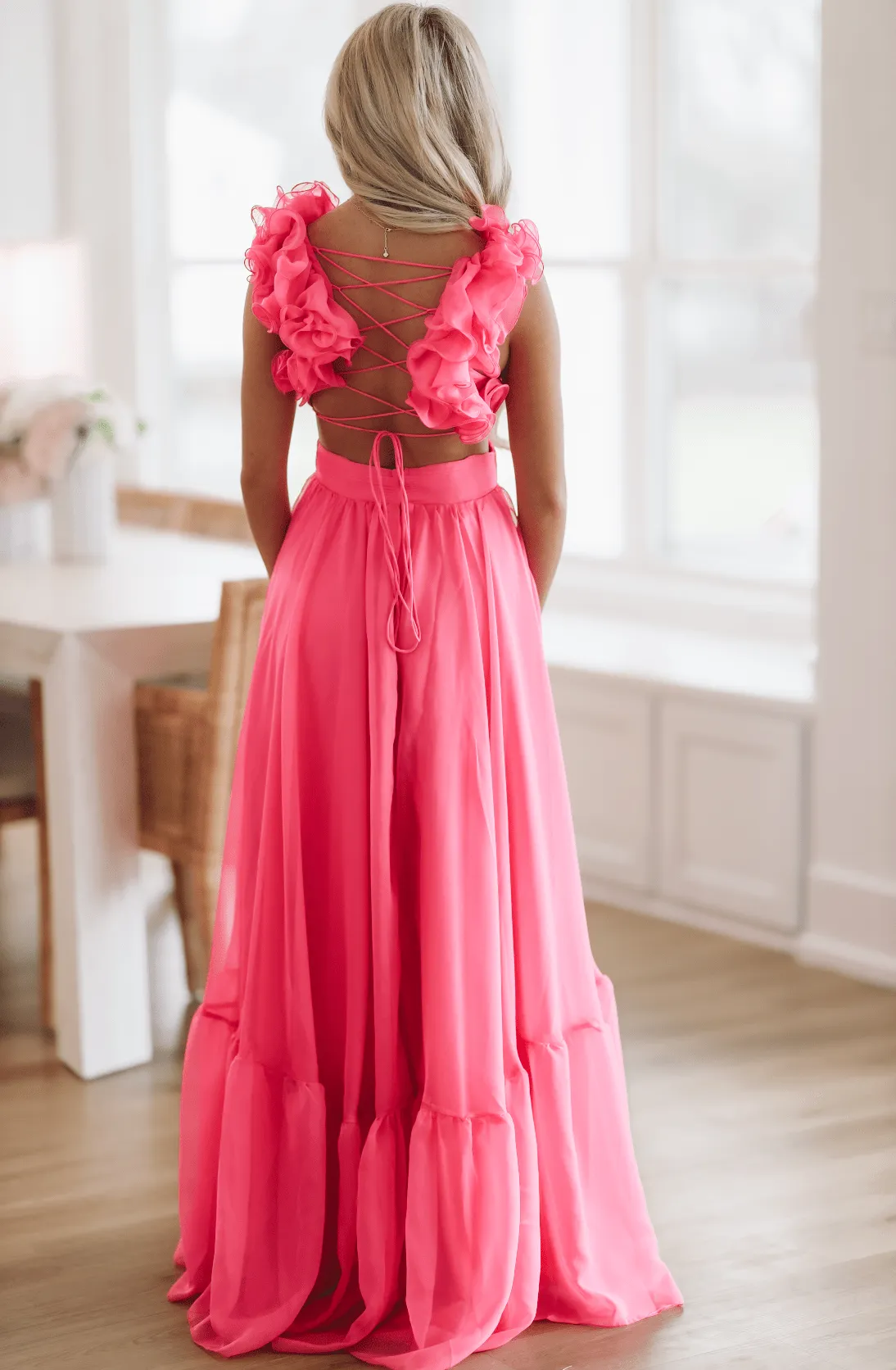 Tell Me You Love Me Maxi Dress - Fuchsia sold by Hazel & Olive product image thumbnail 4