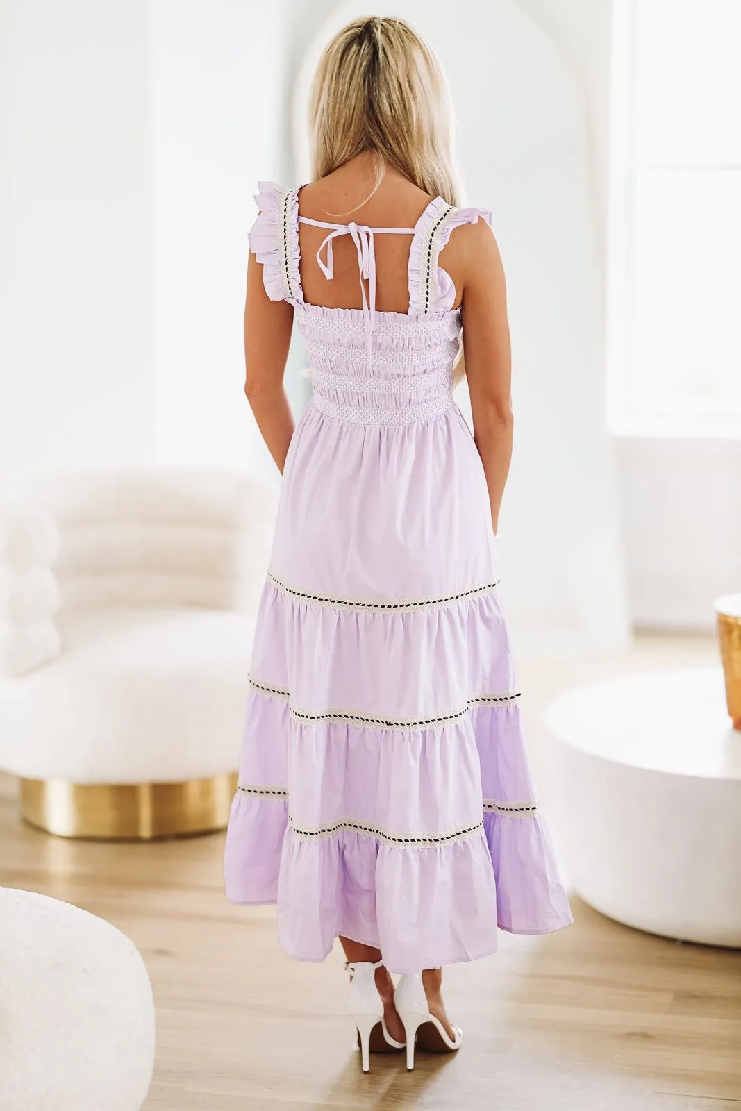 Lola in Lavender Maxi Dress - Lavender sold by Hazel & Olive product image thumbnail 4