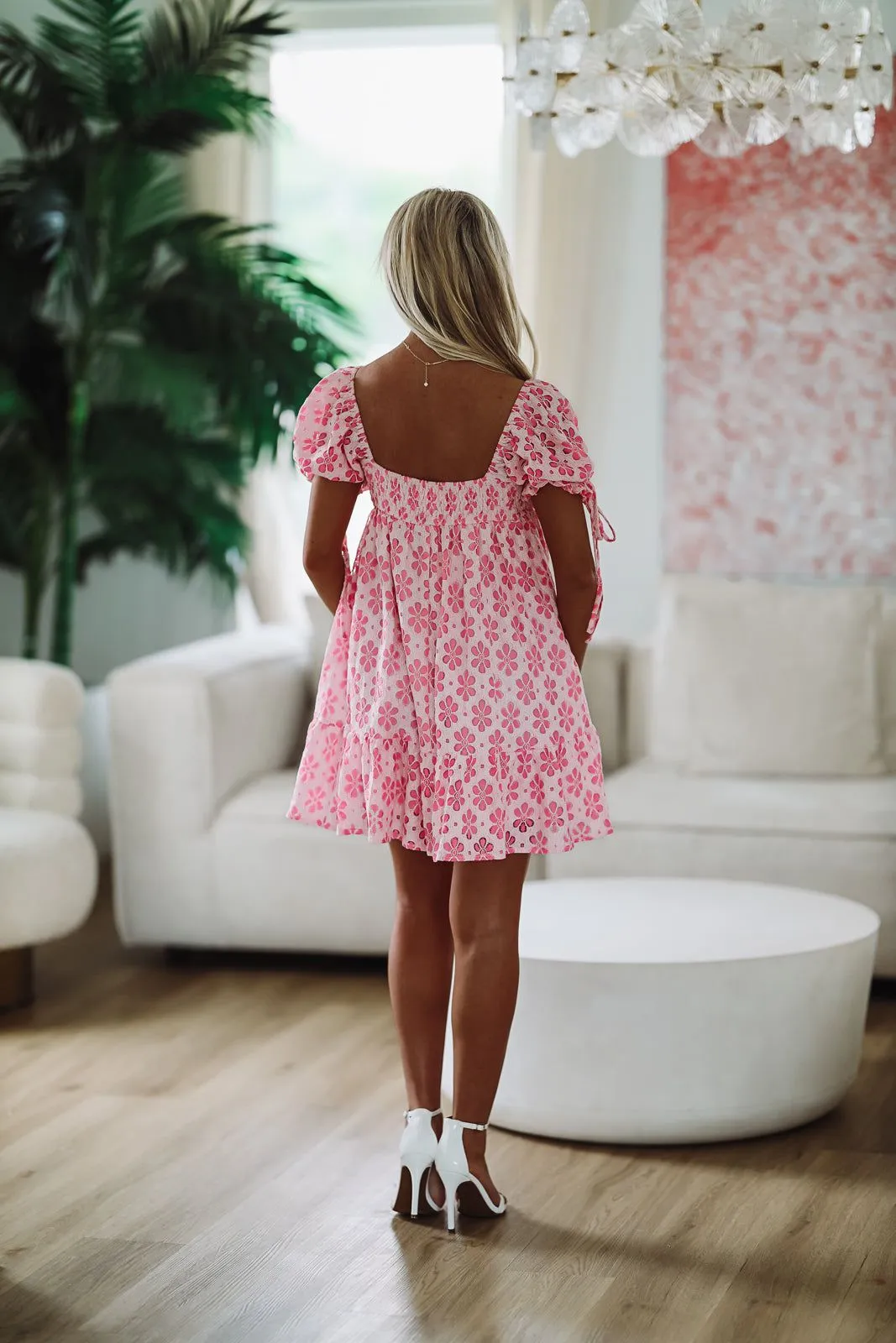 Do You Think Of Me Mini Dress - Fuchsia Pink sold by Hazel & Olive product image thumbnail 4