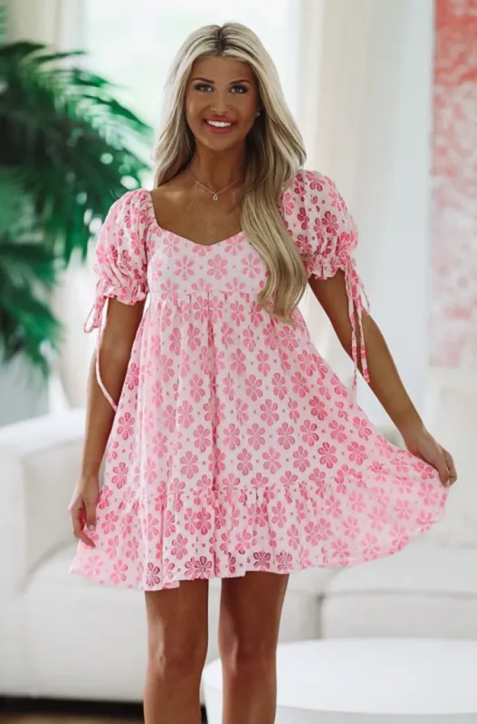 Do You Think Of Me Mini Dress - Fuchsia Pink sold by Hazel & Olive