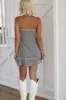 Warm Summer Nights Mini Dress - Black and White sold by Hazel & Olive