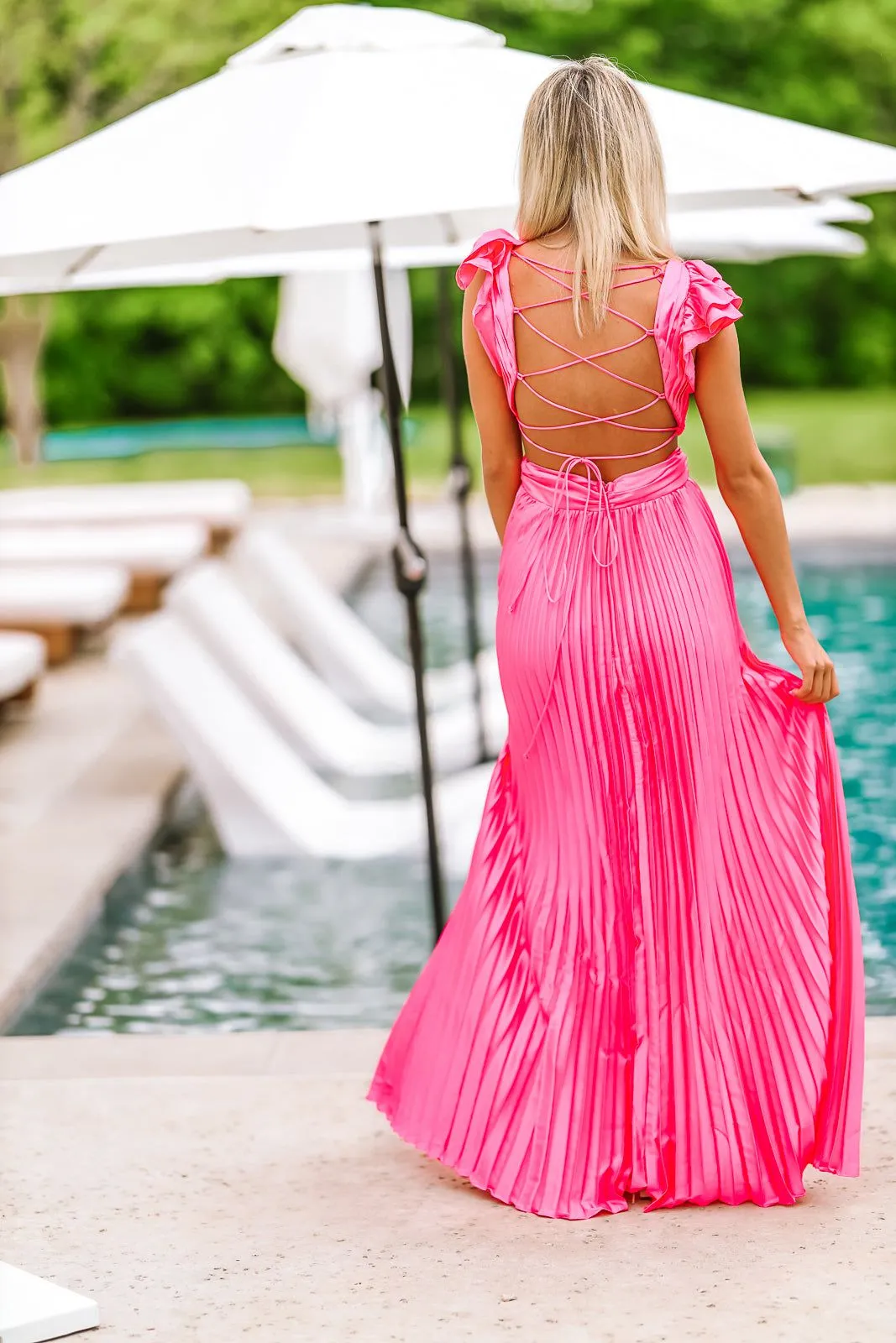 For Keeps Maxi Gown - Pink (FINAL SALE) sold by Hazel & Olive product image thumbnail 3