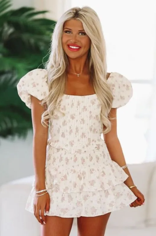 Sunny Dispositions Crop Top - Pink and Cream sold by Hazel & Olive