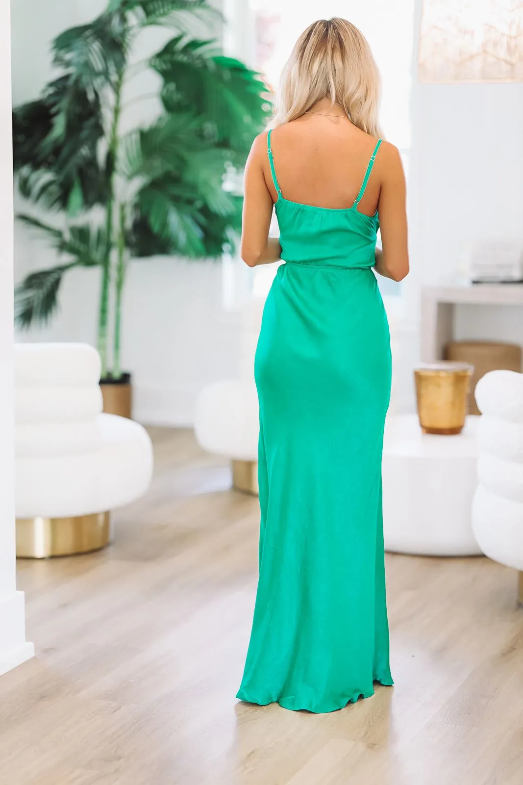 Dress It Well Maxi Gown Dress - Green sold by Hazel & Olive product image thumbnail 4