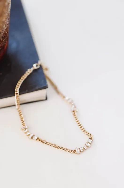 Gala Night Necklace - Gold sold by Hazel & Olive