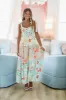 Garden Dream Maxi Dress - Green, Purple and Pink sold by Hazel & Olive