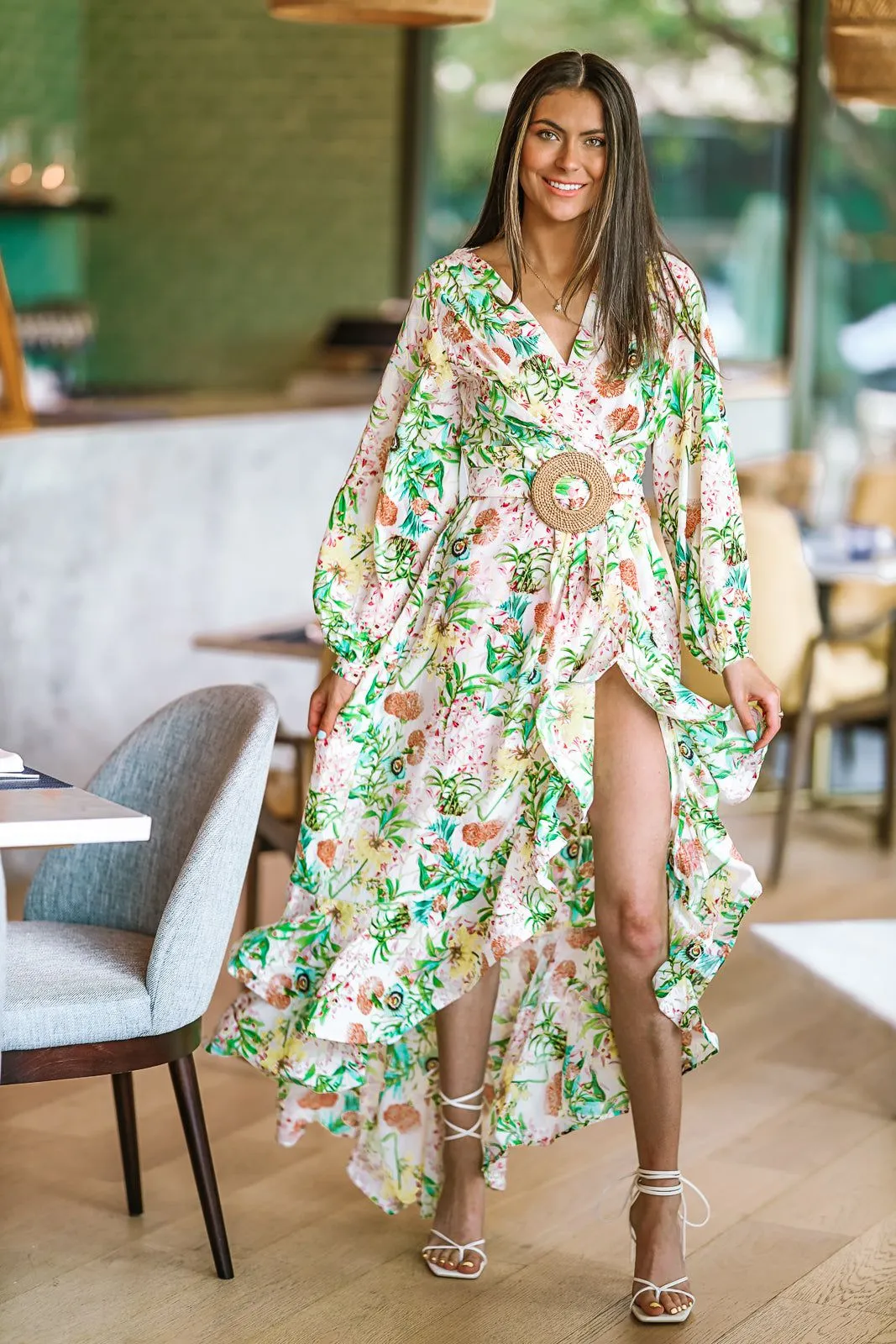 Falling for Floral Maxi Dress - Multi sold by Hazel & Olive product image thumbnail 3