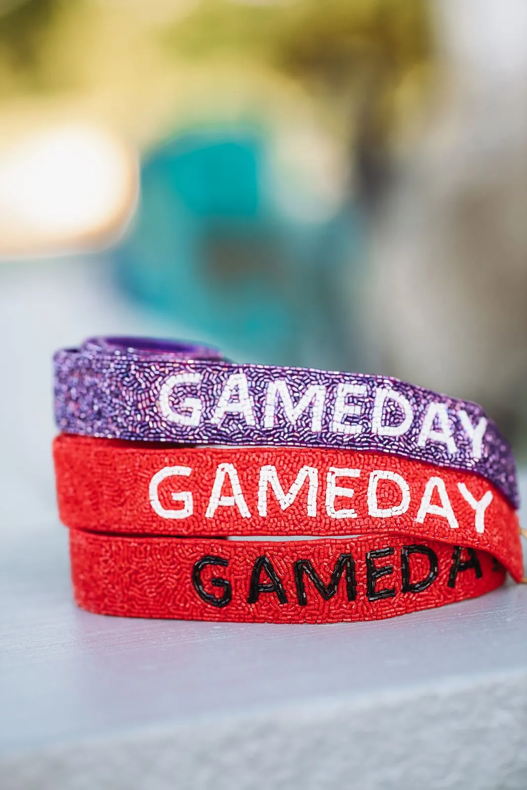 It's Gameday Beaded Purse Strap sold by Hazel & Olive product image thumbnail 2