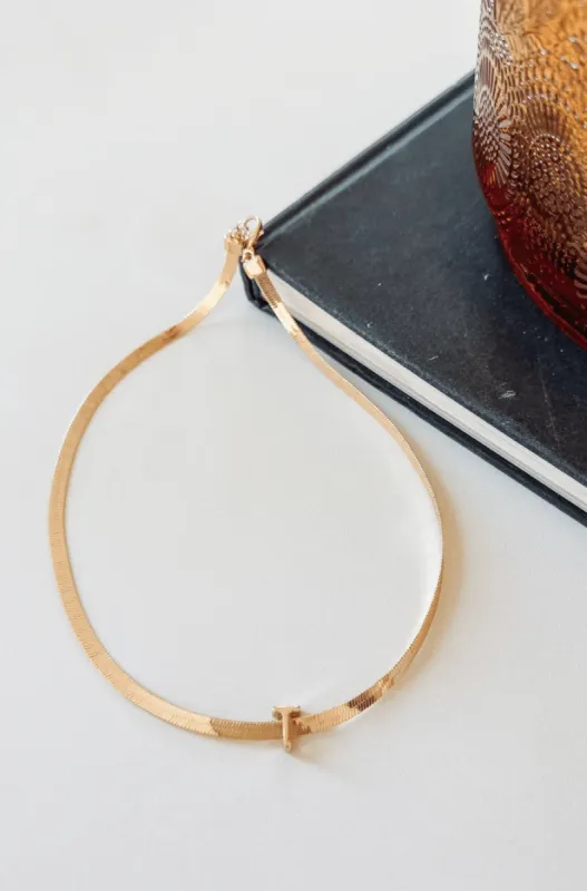 Initial Necklace - Gold sold by Hazel & Olive