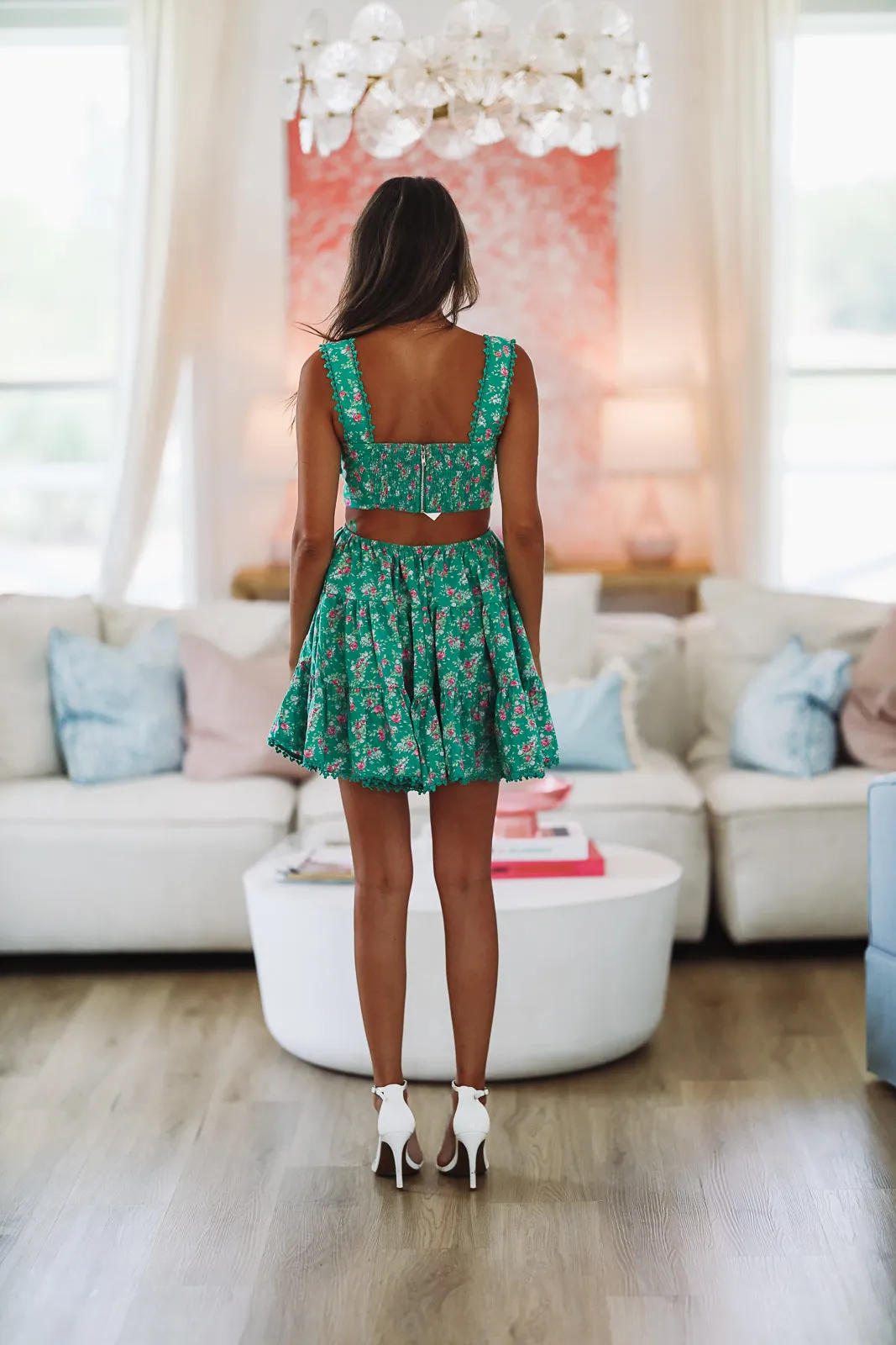 DeLuxe It Up Sundress - Green sold by Hazel & Olive product image thumbnail 4