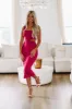 Need Your Loving Knit Midi Dress - Magenta sold by Hazel & Olive