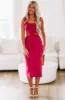 Need Your Loving Knit Midi Dress - Magenta sold by Hazel & Olive