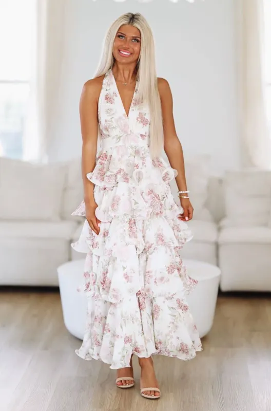 Wondering Ways Maxi Dress - Ivory sold by Hazel & Olive