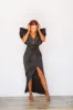Crystal's Dynasty Dress - Black sold by Hazel & Olive