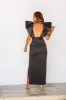 Crystal's Dynasty Dress - Black sold by Hazel & Olive