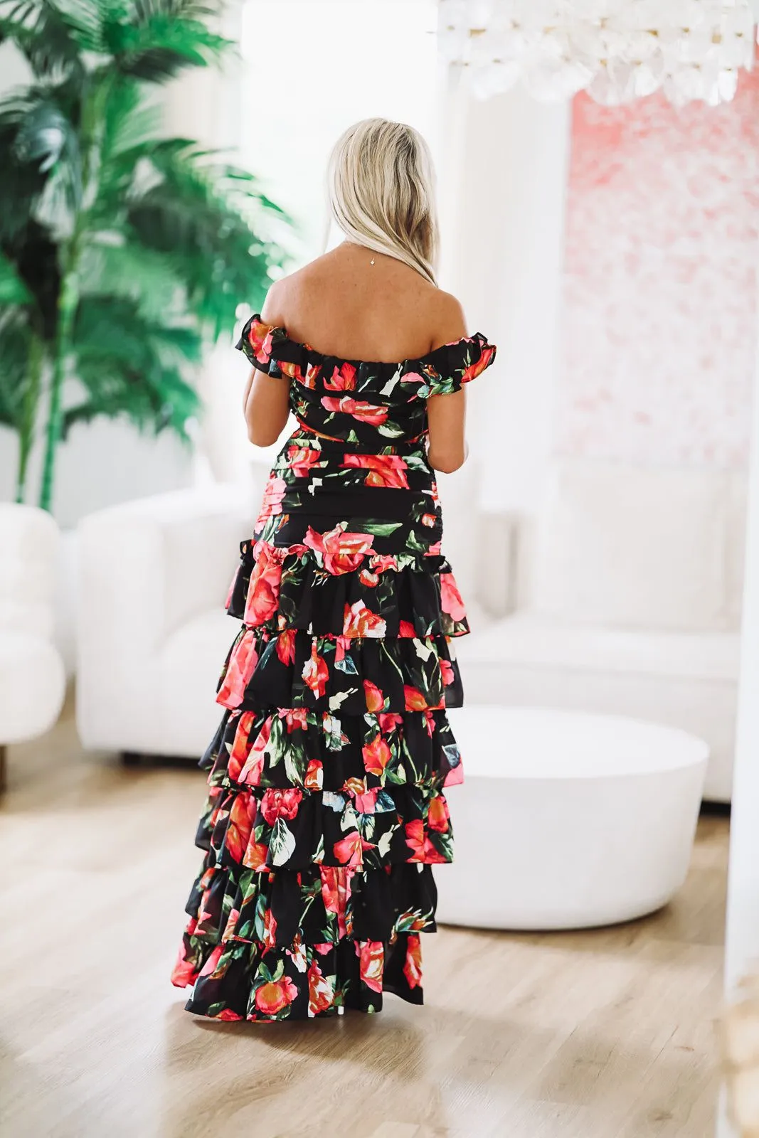 Good For You Floral Maxi Dress - Black sold by Hazel & Olive product image thumbnail 2