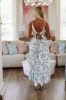 Summer Classic Midi Dress - Blue and White sold by Hazel & Olive