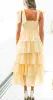 Isn't She Lovely Midi Dress - Yellow sold by Hazel & Olive