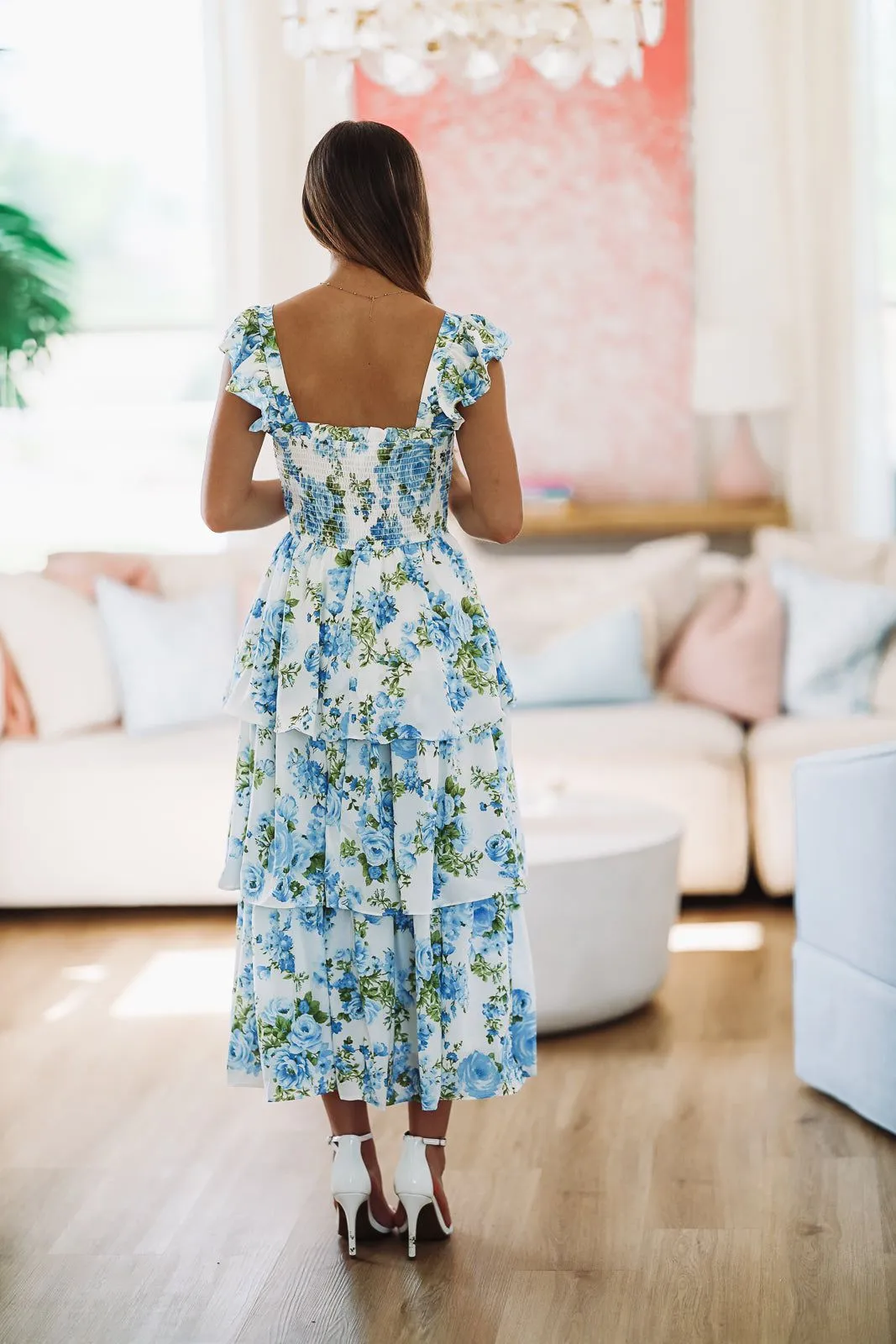 In Love With This Midi Dress - Blue sold by Hazel & Olive product image thumbnail 2