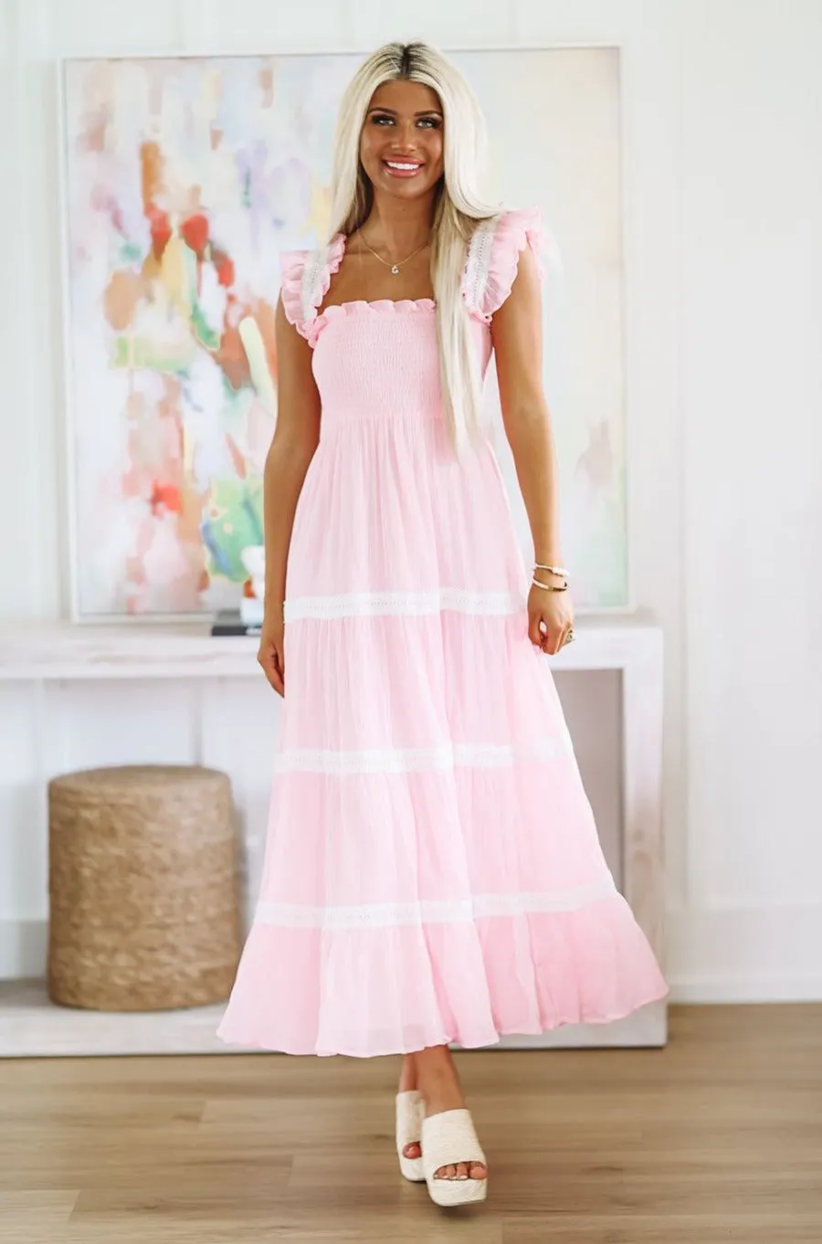 Total Cutie Maxi Dress - Pink sold by Hazel & Olive