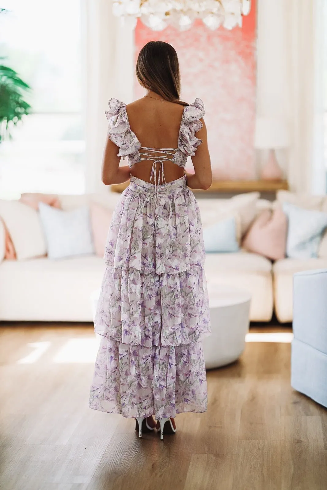 She's a Keeper Maxi Gown - Purple sold by Hazel & Olive product image thumbnail 2