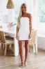 All Smiles Cocktail Mini Dress - White sold by Hazel & Olive