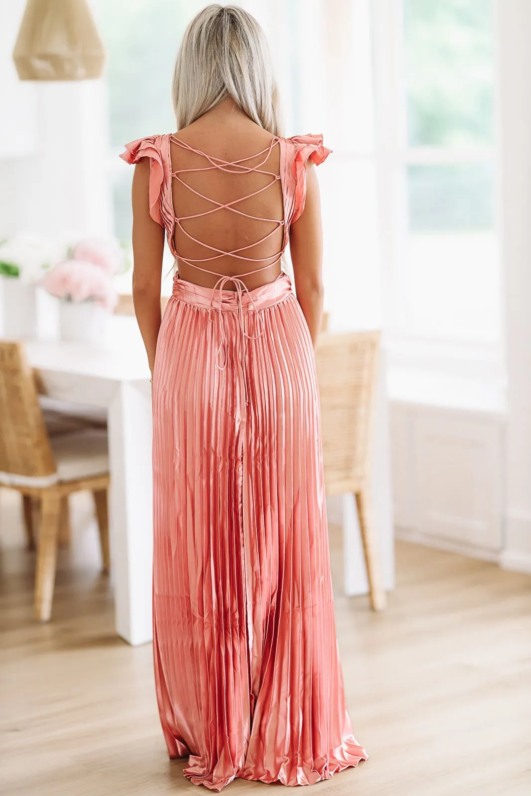 For Keeps Maxi Gown - Blush Pink (FINAL SALE) sold by Hazel & Olive product image thumbnail 4